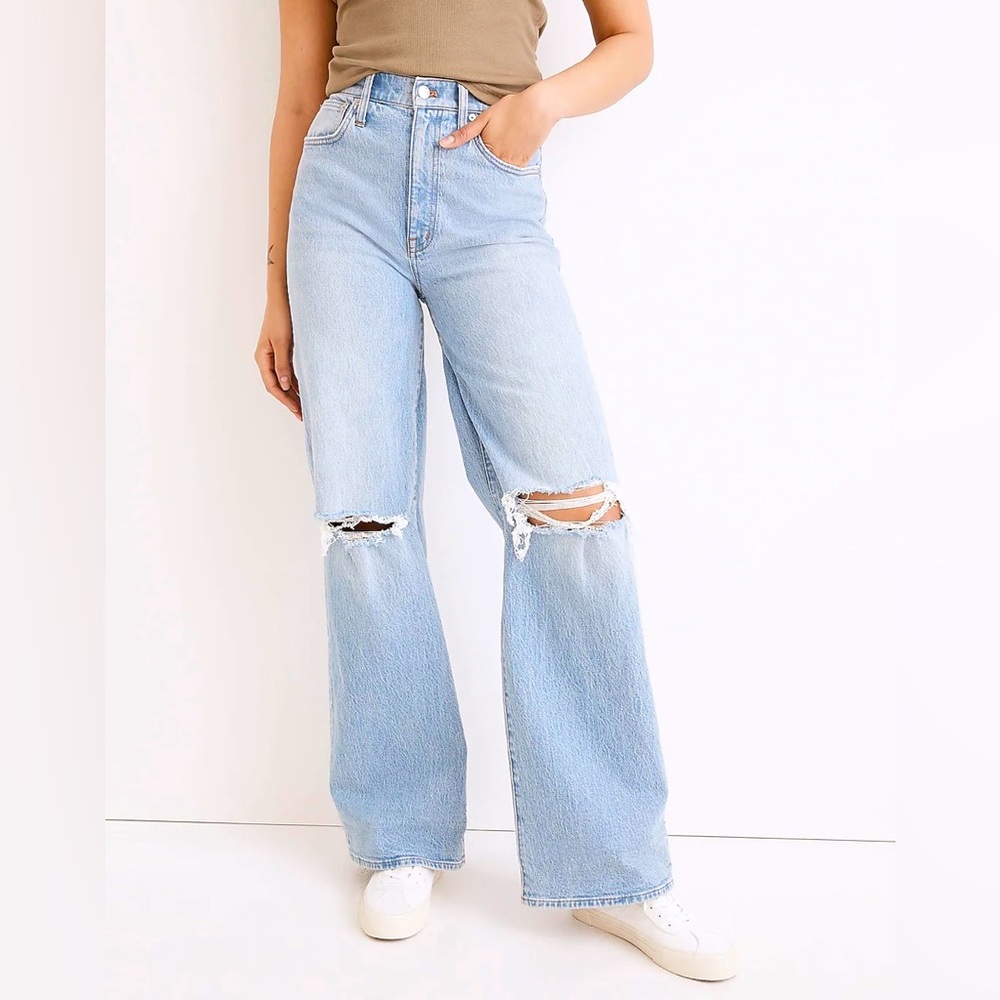 32 Tall (14) | Superwide-Leg Jeans in Blaisdell Wash